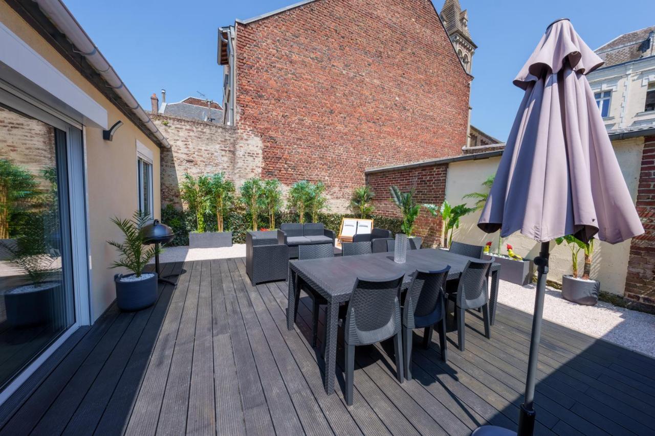L'Escale Tropicale, Appartement Independant Avec Terrasse Privative Saint-Quentin  Luaran gambar
