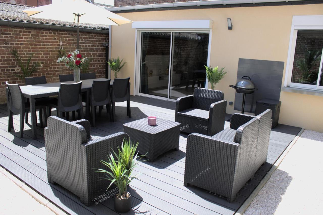 L'Escale Tropicale, Appartement Independant Avec Terrasse Privative Saint-Quentin  Luaran gambar