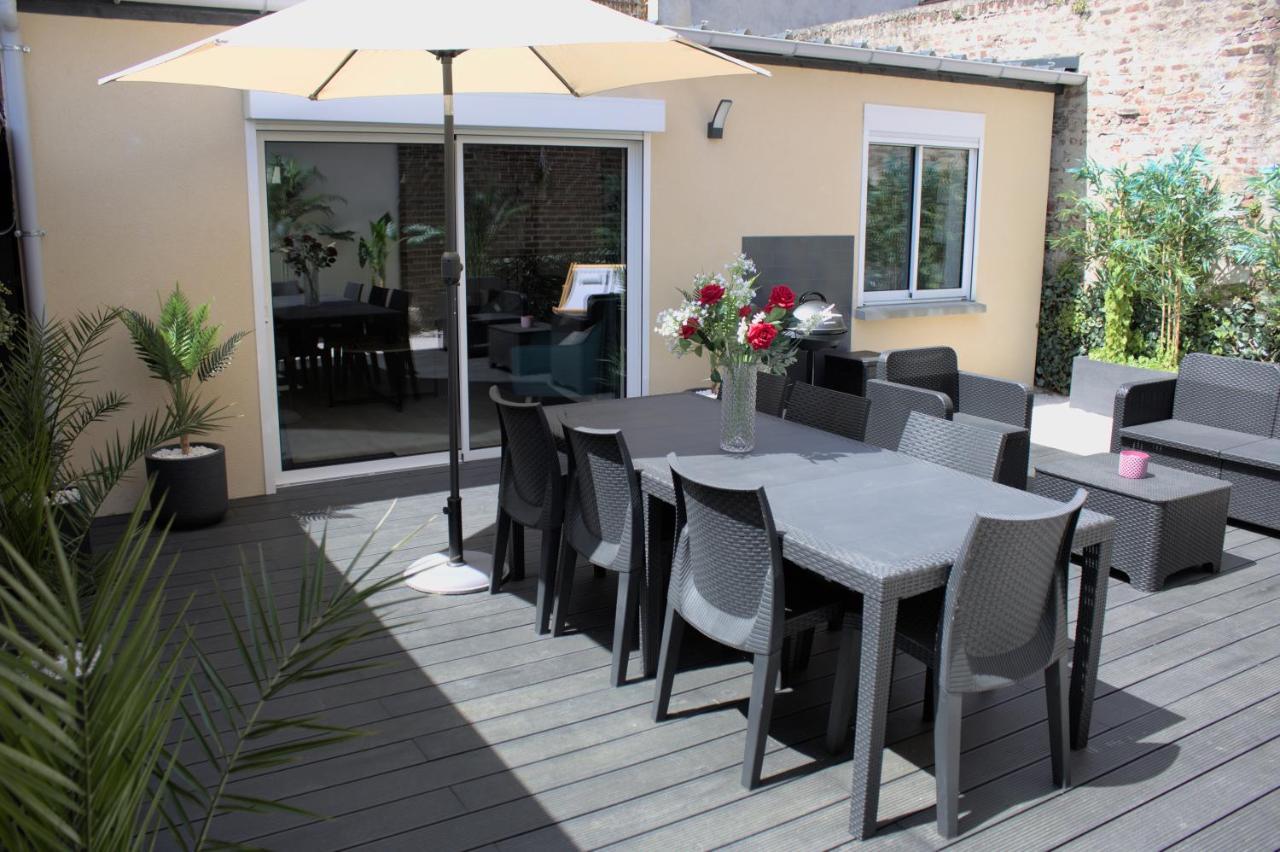 L'Escale Tropicale, Appartement Independant Avec Terrasse Privative Saint-Quentin  Luaran gambar