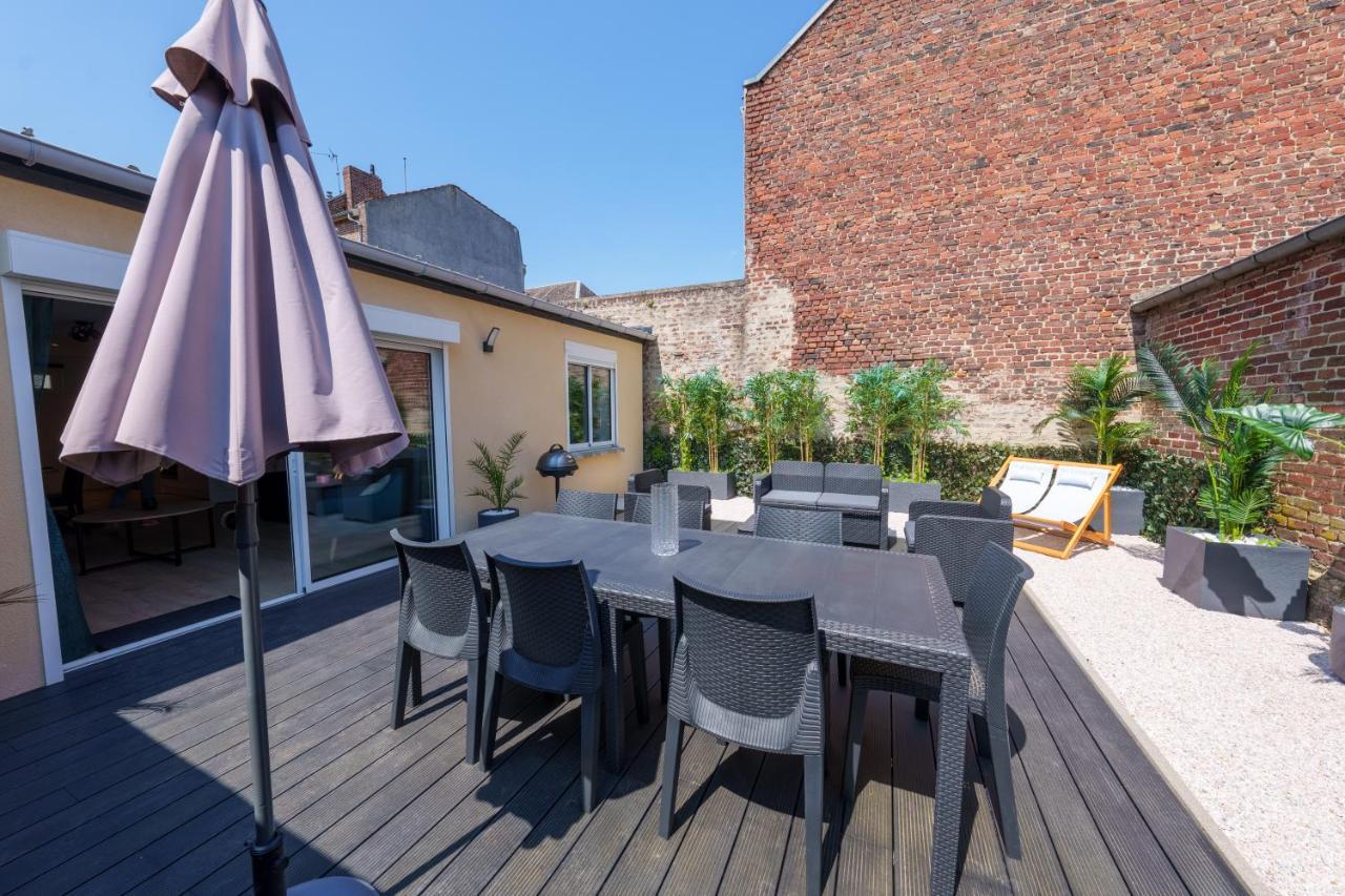 L'Escale Tropicale, Appartement Independant Avec Terrasse Privative Saint-Quentin  Luaran gambar