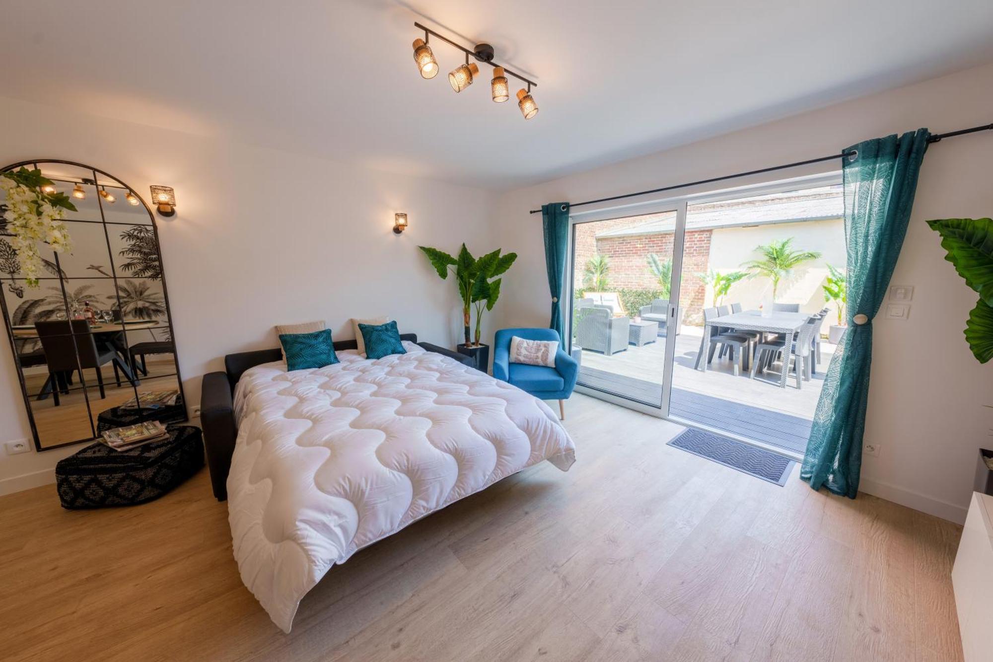 L'Escale Tropicale, Appartement Independant Avec Terrasse Privative Saint-Quentin  Luaran gambar